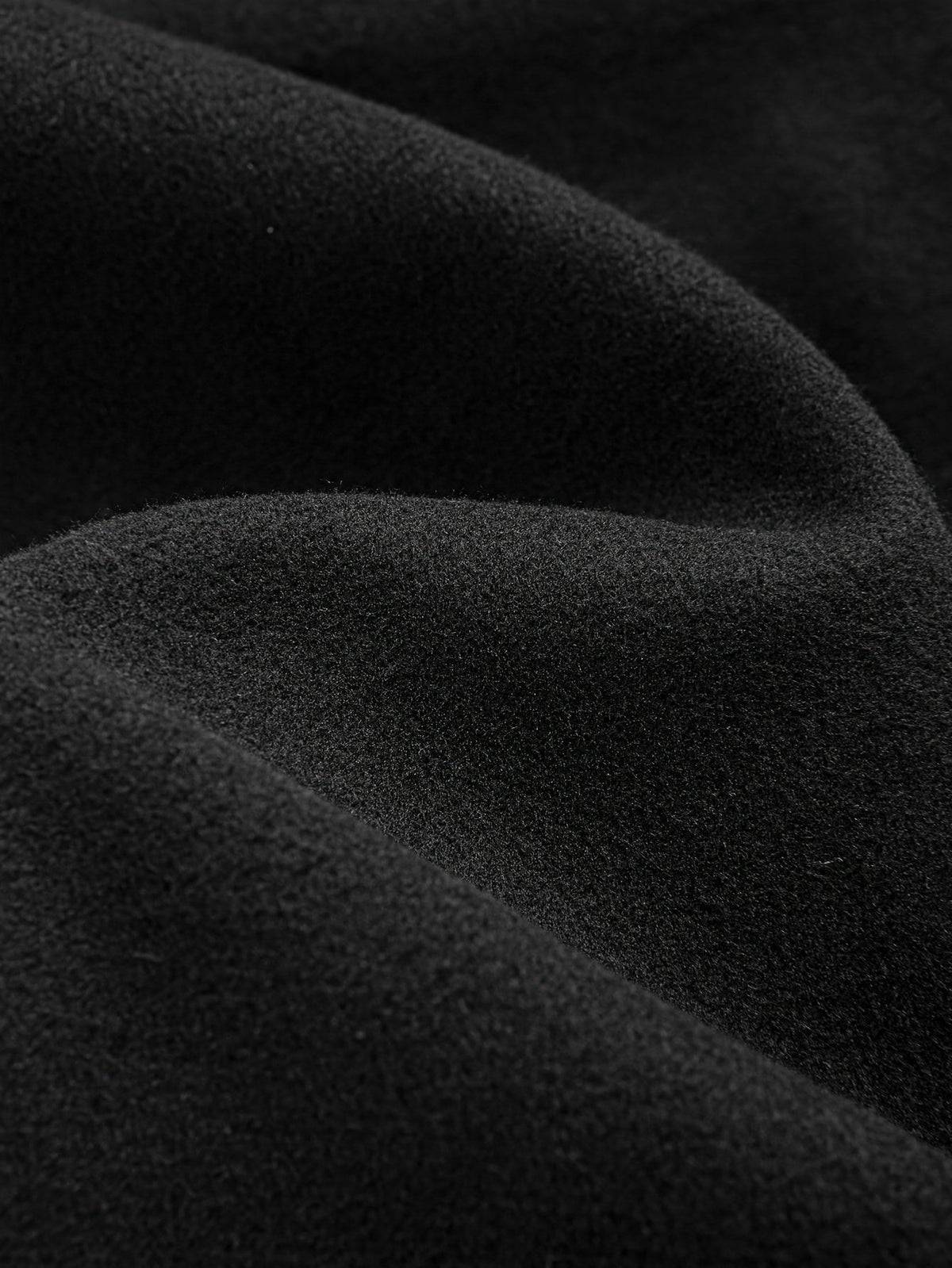 Kessoro men's double-breasted tailored overcoat in black, view 7 of 7