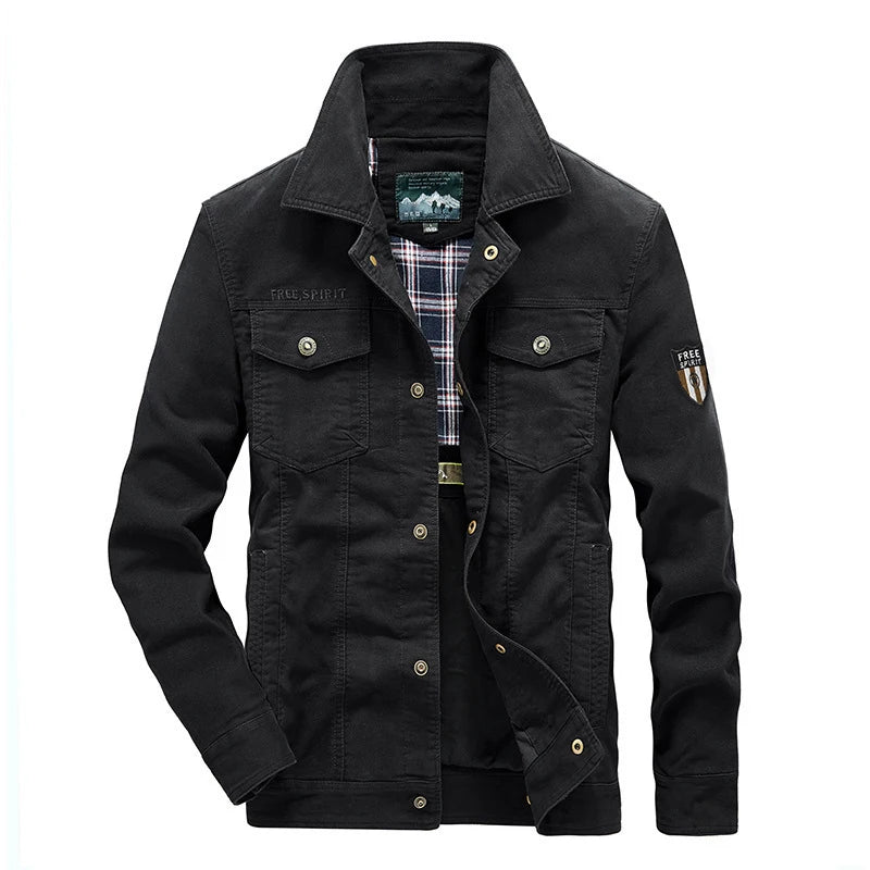 Kessoro Men's Business Casual Cotton Jacket — view 10