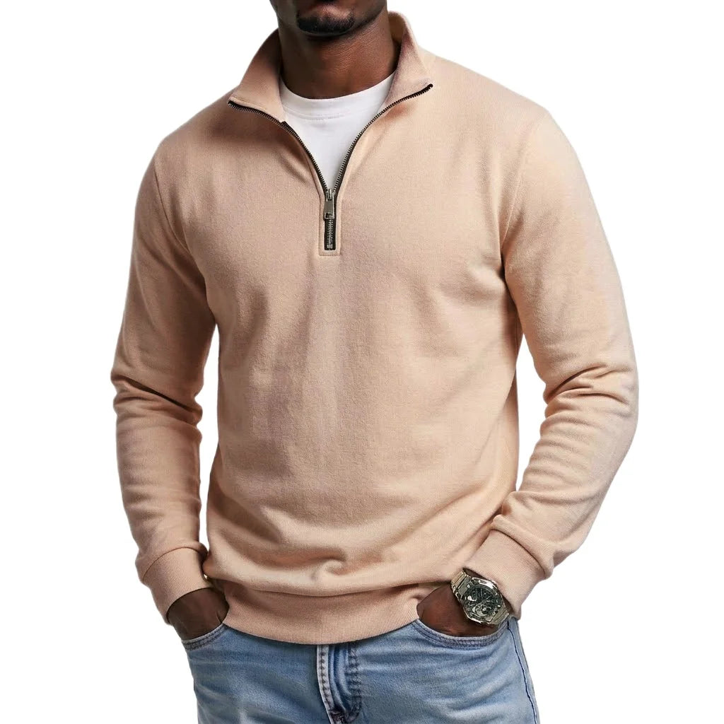 Kessoro Men's Solid Colour Knit Hooded Sweatshirt — view 9