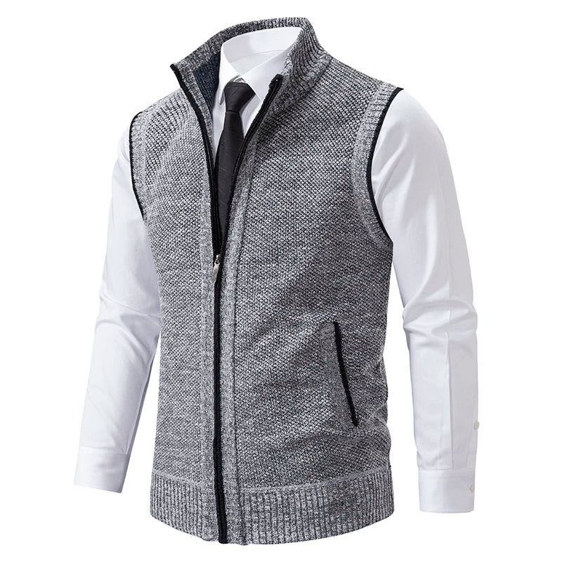 Kessoro Men's Knitted Solid Knit Sweater — view 9