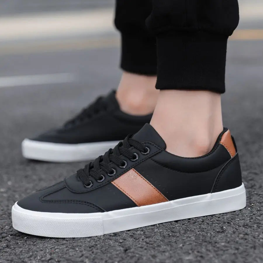 Kessoro Men's Low-Top Lace-Up Casual Sneakers — view 7