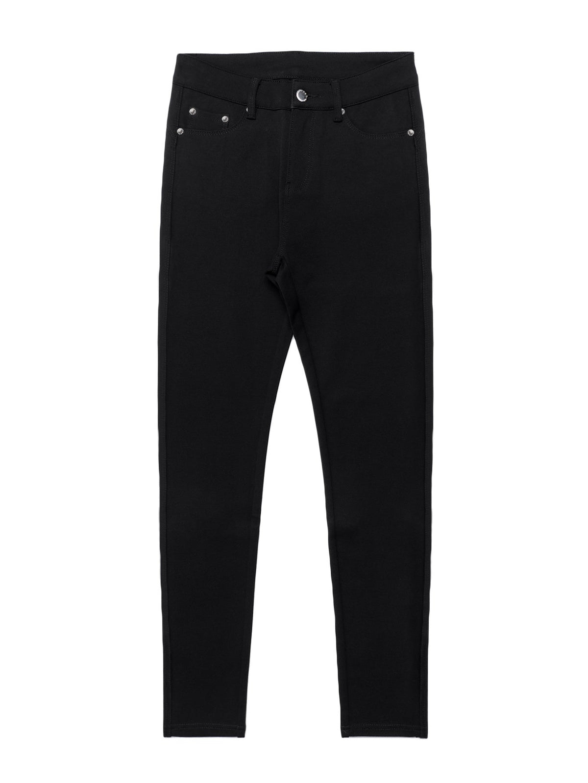 Kessoro women's high-waisted stretch skinny jeans shown in a range of denim and solid colourways