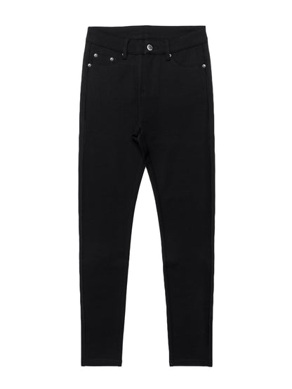 Kessoro women's high-waisted stretch skinny jeans shown in a range of denim and solid colourways