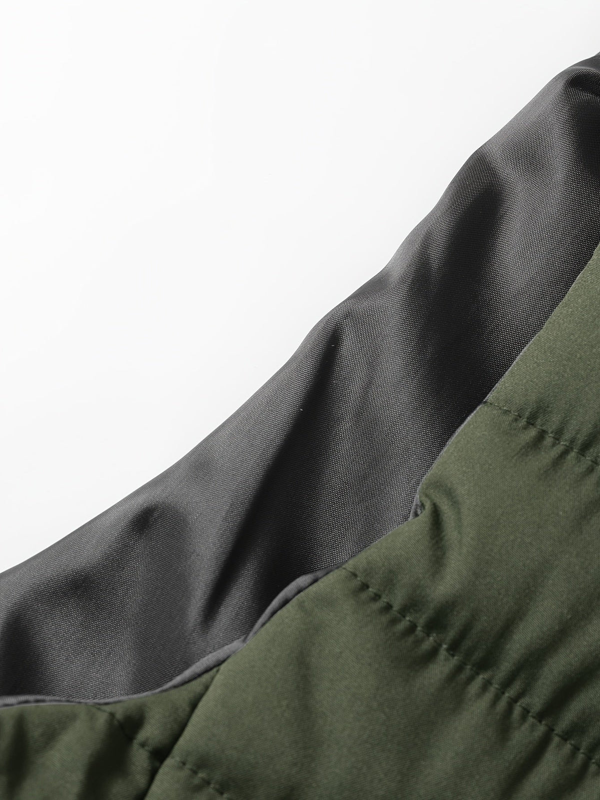 Kessoro Men's Quilted Stand-Collar Puffer Vest in military green and royal blue - men's apparel, view 6 of 19