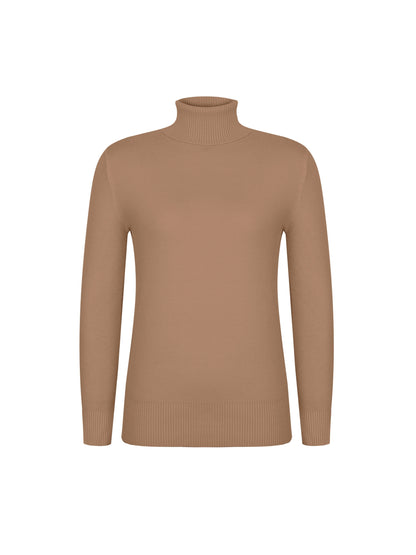 Kessoro women's fleece-lined high-neck sweater in one of six colourways, view 4 of 32