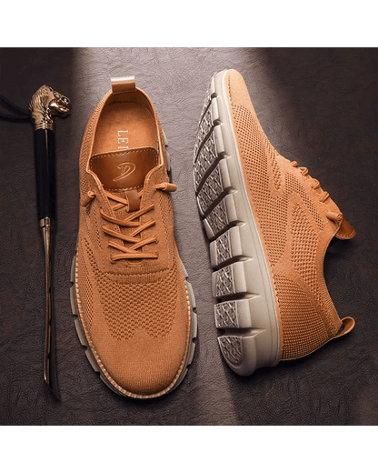 Men's lightweight breathable mesh everyday sneakers with a cushioned sole