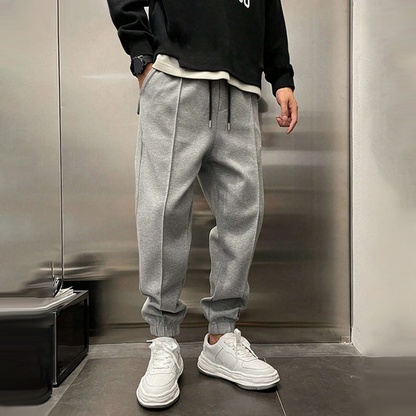 Men's adjustable waist relaxed comfort trousers