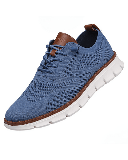 Men's lightweight breathable mesh everyday sneakers with a cushioned sole