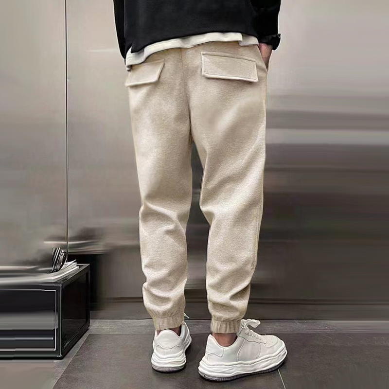Men's adjustable waist relaxed comfort trousers