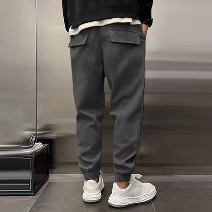 Men's adjustable waist relaxed comfort trousers