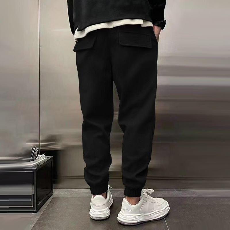 Men's adjustable waist relaxed comfort trousers