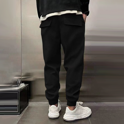 Men's adjustable waist relaxed comfort trousers