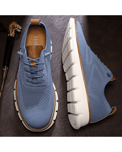 Men's lightweight breathable mesh everyday sneakers with a cushioned sole