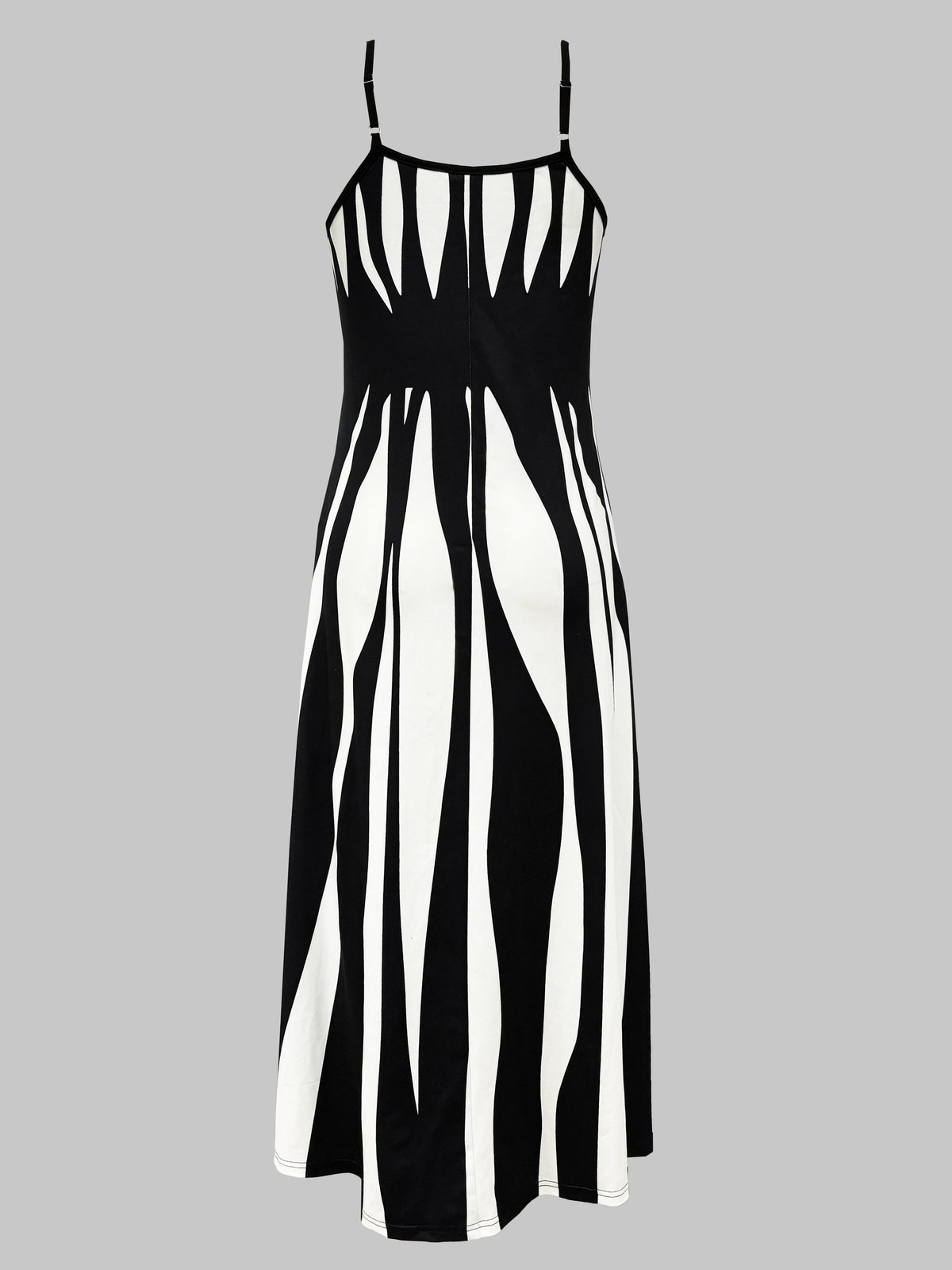 Kessoro women's flowing V-neck adjustable-strap maxi dress in black, green, rose red and blue