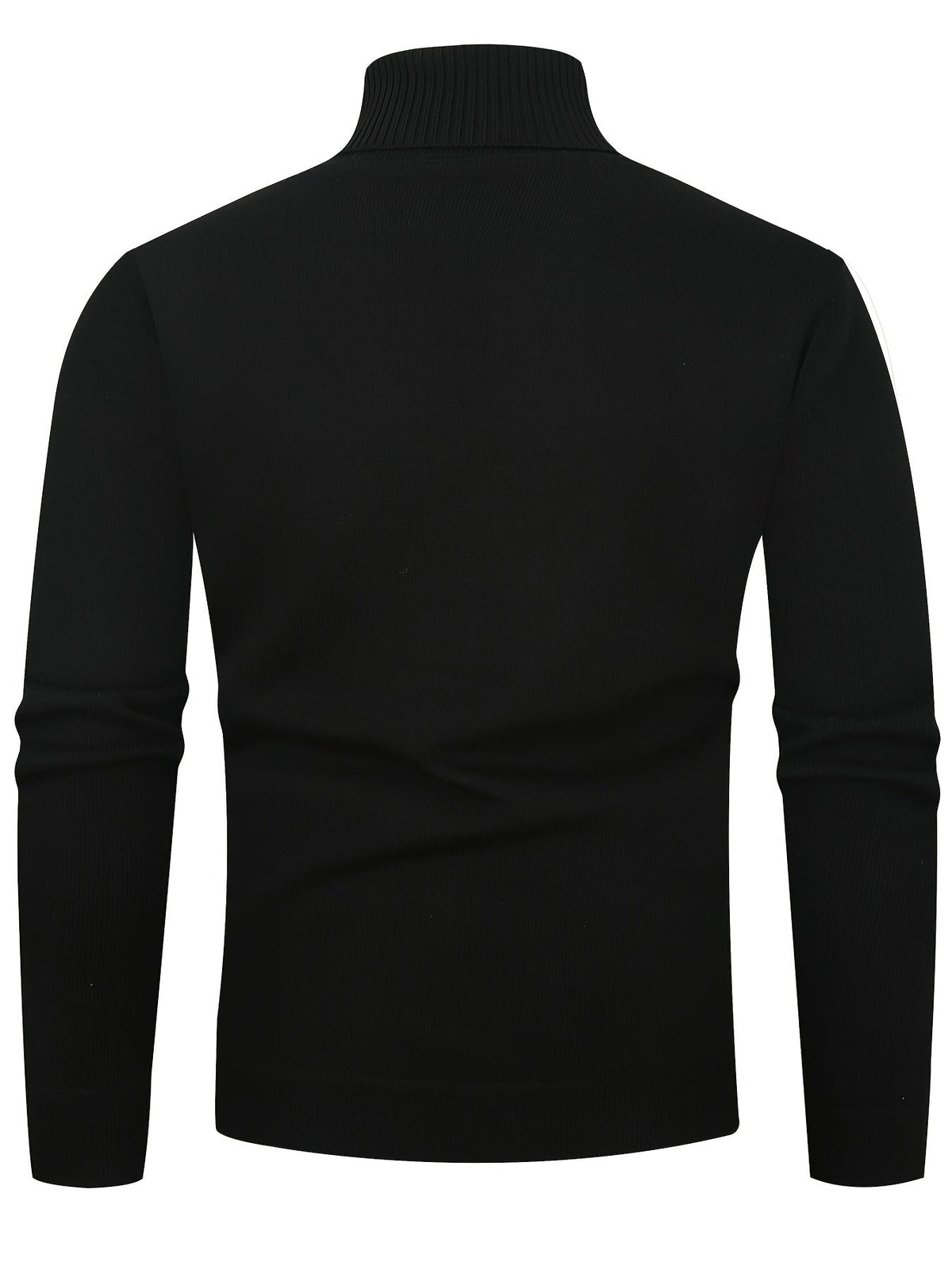Kessoro men's cozy ribbed roll-neck sweater with a lined interior in muted winter colourways