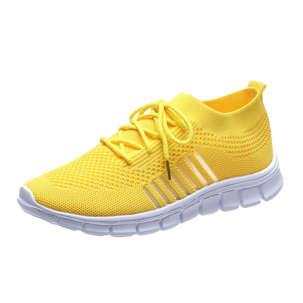Kessoro Women's Lightweight Cushioned Everyday Sneakers in turquoise, pink, red and other colourways — styled on model