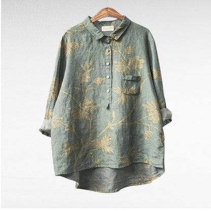 Women's multicolour floral print blouse
