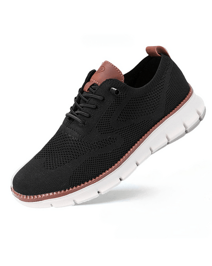 Men's lightweight breathable mesh everyday sneakers with a cushioned sole