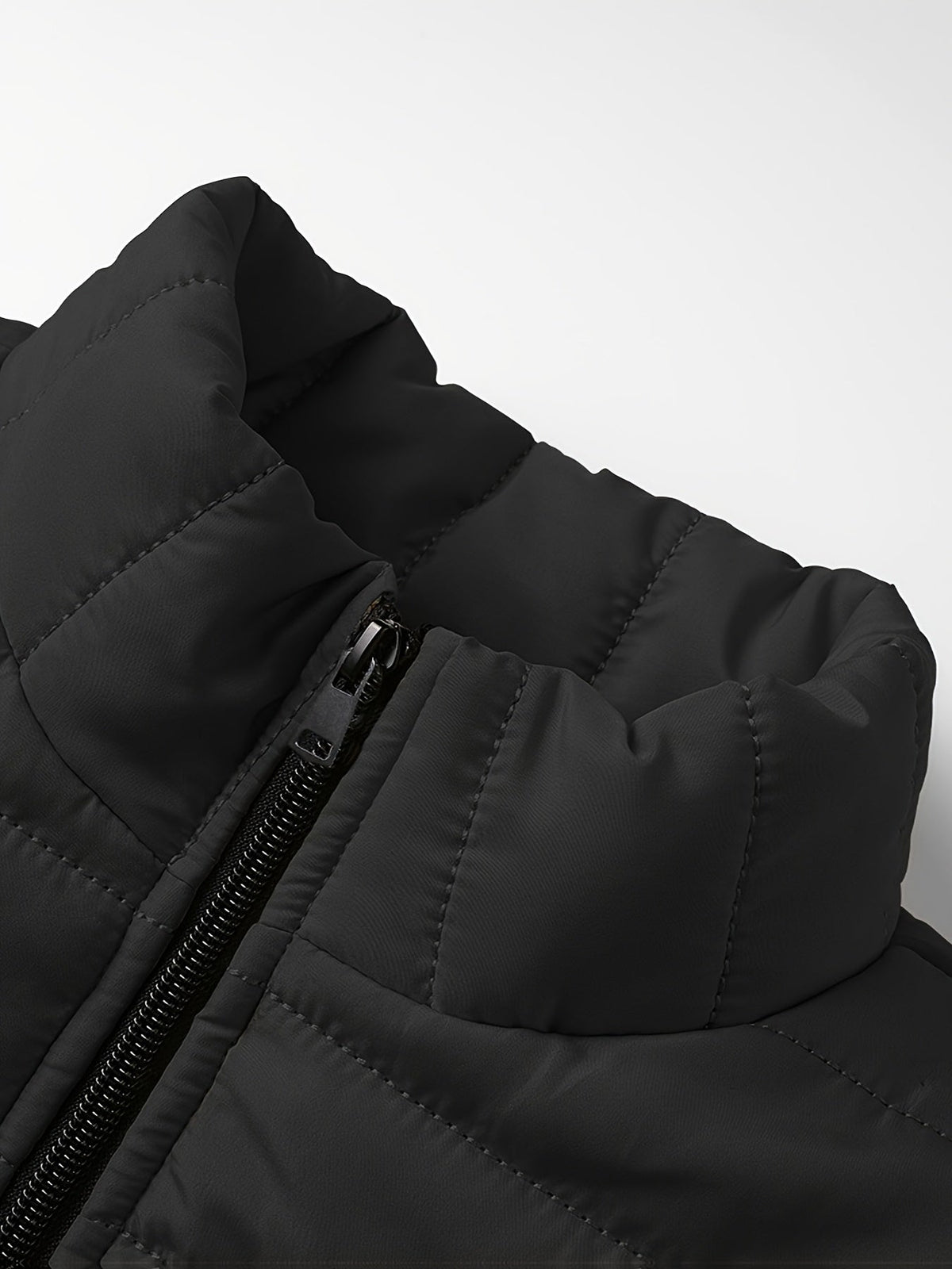 Kessoro men's lightweight windproof quilted jacket in yellow, black and green - product view 14