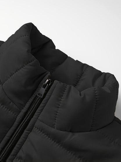 Kessoro men's lightweight windproof quilted jacket in yellow, black and green - product view 14