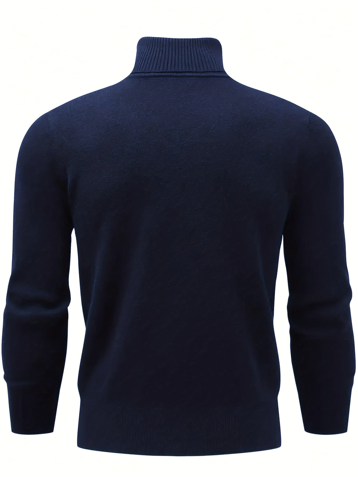 Kessoro women's high-neck turtleneck top in navy, black or burgundy, view 4 of 18