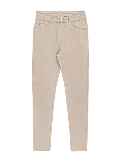 Kessoro women's high-waisted stretch skinny jeans shown in a range of denim and solid colourways
