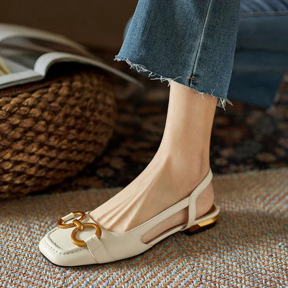 Women's cushioned buckle strap sandals in dark blue, beige, black, brown and khaki, shown for womenswear styling