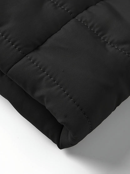 Kessoro men's lightweight windproof quilted jacket in yellow, black and green - product view 18