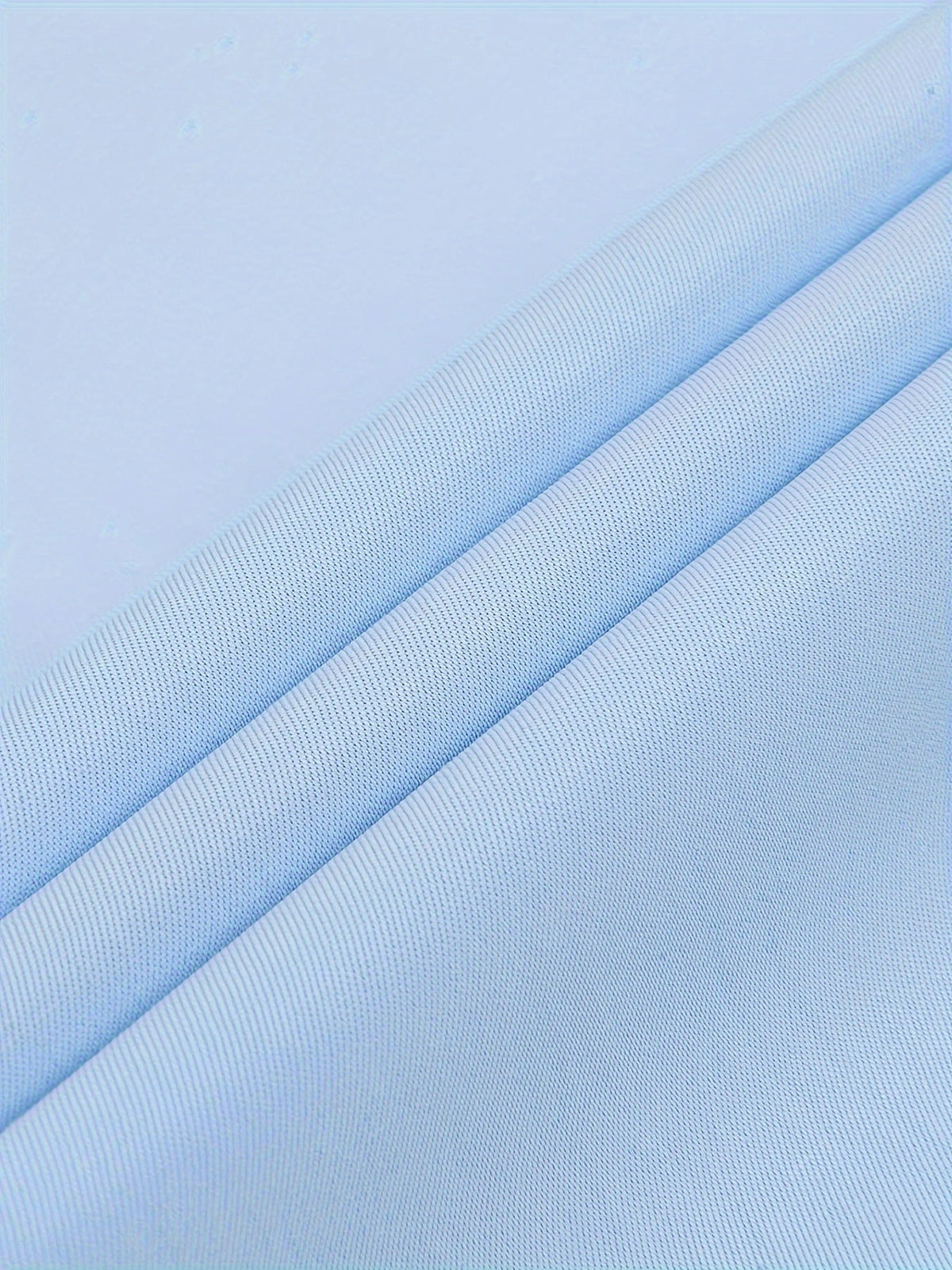 Kessoro Men's Refined Slim-Fit Dress Shirt in white, sky blue, black, dark green and light grey - men's apparel, view 11 of 32
