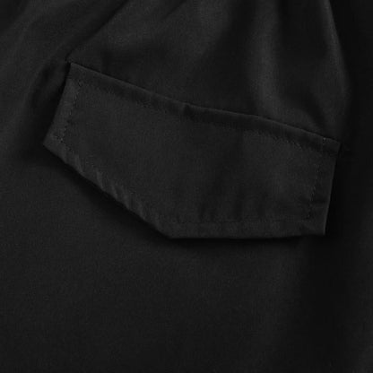 Kessoro men's relaxed drawstring cargo shorts in black, olive green, khaki, brown and grey