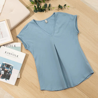 Kessoro Women's Oversized Casual Cotton T-Shirt — view 10
