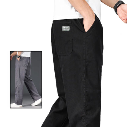 Kessoro Men's Straight-Leg Cotton Drawstring Sweatpants — view 6