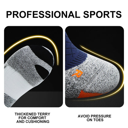 Kessoro Men's Breathable Cotton Blend Crew Socks — view 5