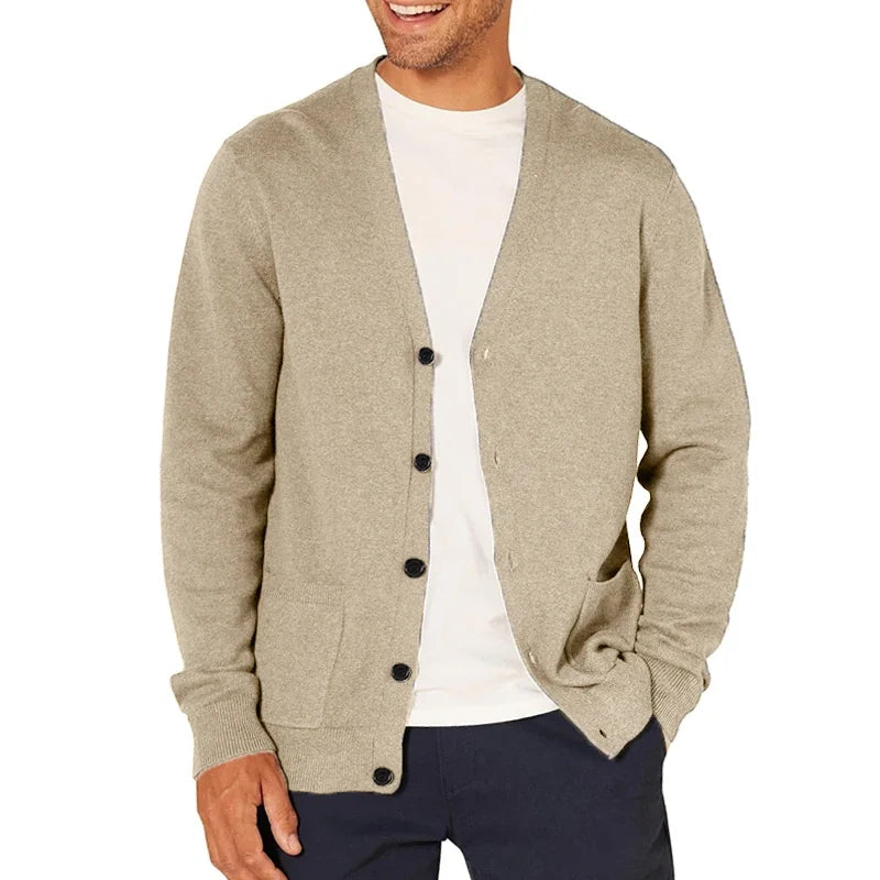 Kessoro Men's Oversized Lightweight Wool Sweater — view 4