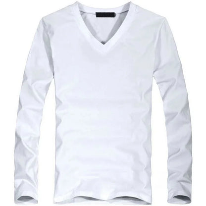 Kessoro Men's Solid Long-Sleeve T-Shirt — view 6