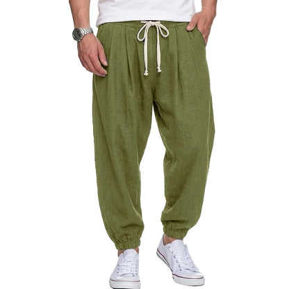 Kessoro Men's Straight-Leg Cotton Chino Trousers — view 4