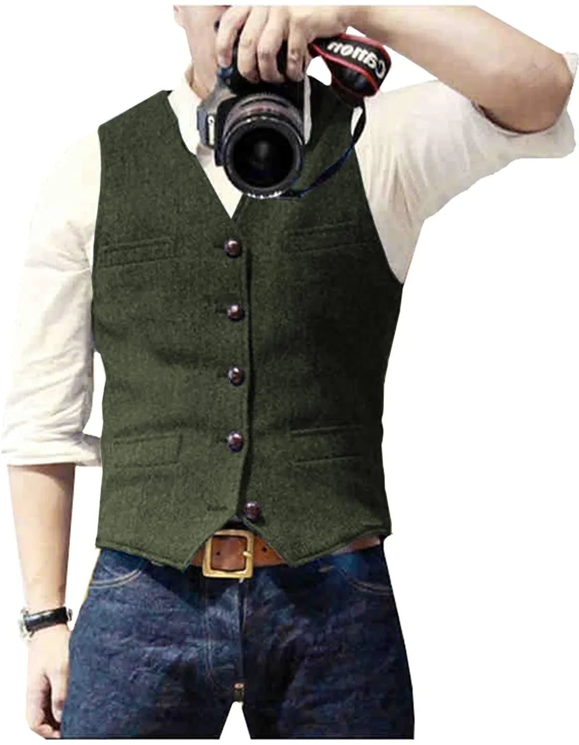 Kessoro men's tailored heritage formal waistcoat in navy, burgundy, black, grey and champagne
