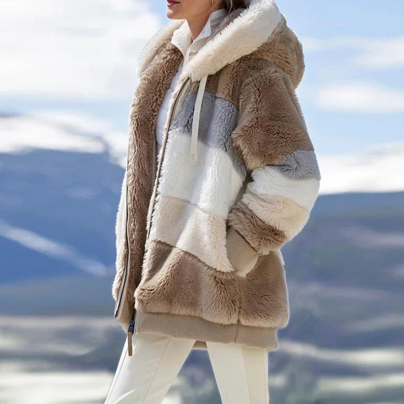 Kessoro Women's Hooded Cashmere Jacket — view 12