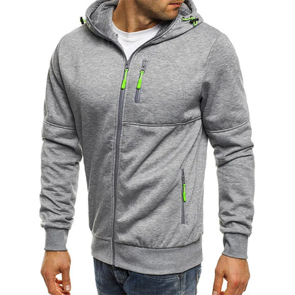 Kessoro Men's Solid Hooded Sweater — view 10