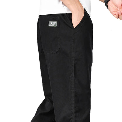 Kessoro Men's Straight-Leg Cotton Drawstring Sweatpants — view 4