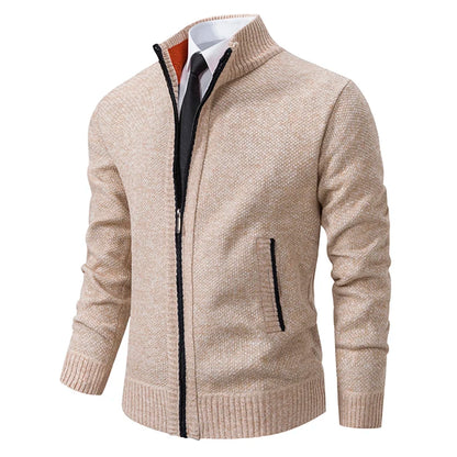 Kessoro Men's Warm Fleece Cardigan — view 4