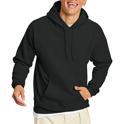 Kessoro Men's Casual Solid Hoodie — view 8