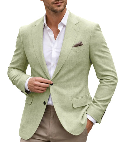 Kessoro Men's Slim-Fit Casual Blazer — view 9