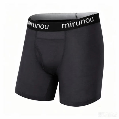 Men's breathable wool top, front view
