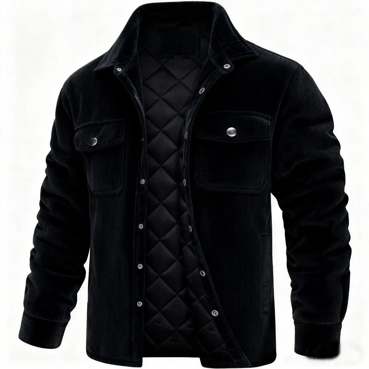 Kessoro Men's Warm Casual Corduroy Blazer — view 9
