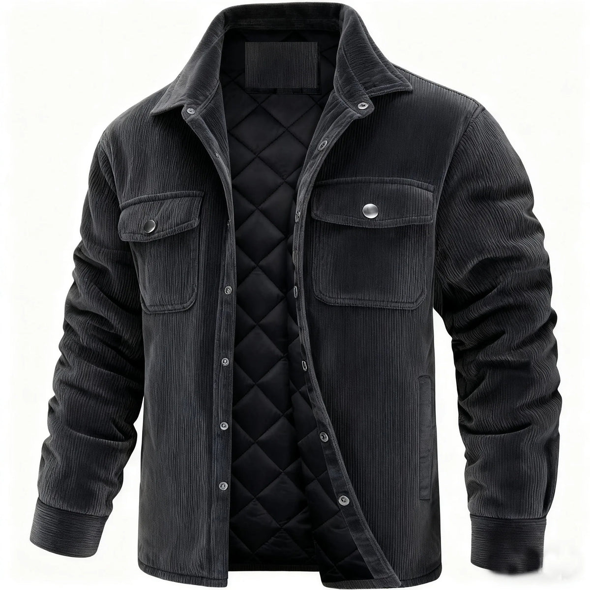 Kessoro Men's Warm Casual Corduroy Blazer — view 5