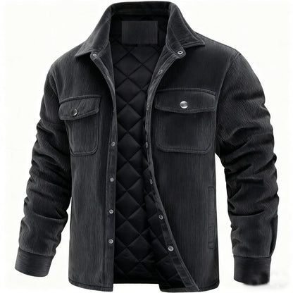 Kessoro Men's Warm Casual Corduroy Blazer — view 5