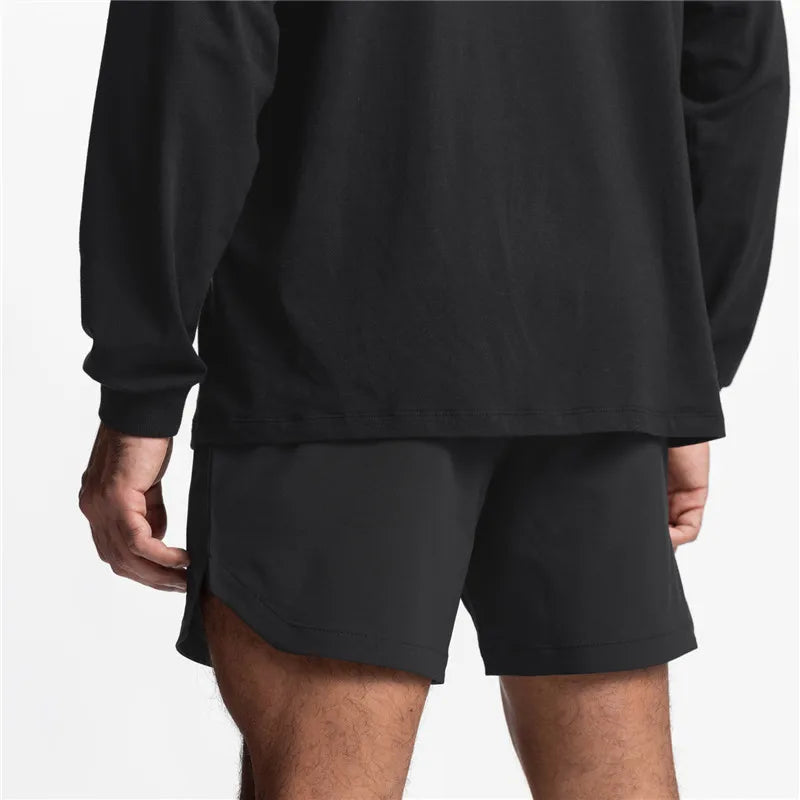 Kessoro Men's Camo Print Drawstring Casual Shorts — view 5