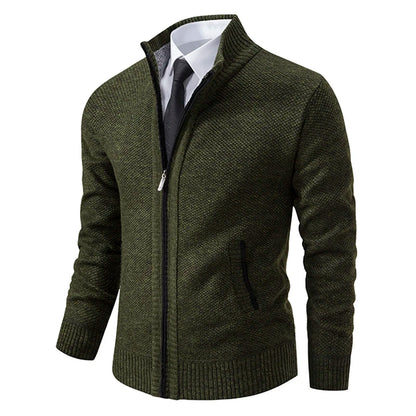 Kessoro Men's Warm Fleece Cardigan — view 5