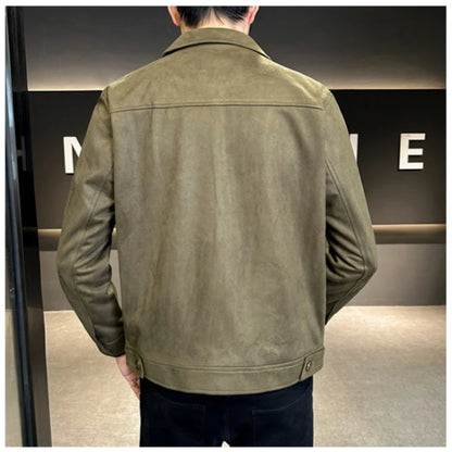 Kessoro Men's Solid Velvet Jacket — view 6